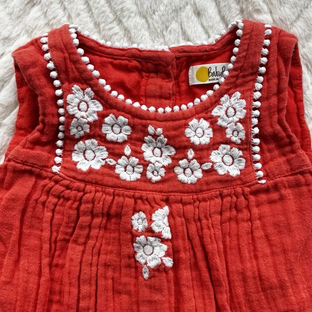 Baby Boden peasant embroidered